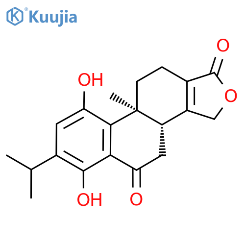 (3Br,9bS)-6,9-dihydroxy-9b-methyl-7-propan-2-yl-3b,4,10,11-tetrahydro-3H-naphtho[2,1-e][2]benzofuran-1,5-dione structure