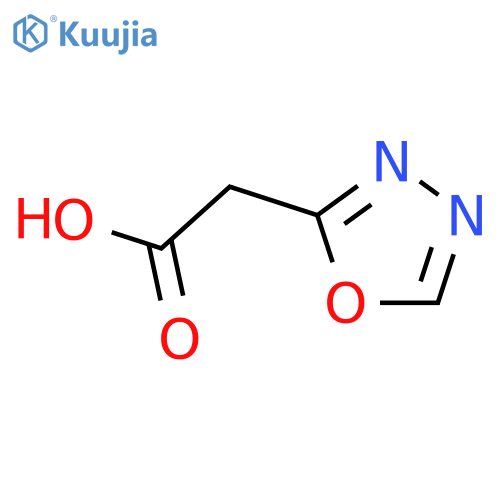 2-(1,3,4-oxadiazol-2-yl)acetic acid structure