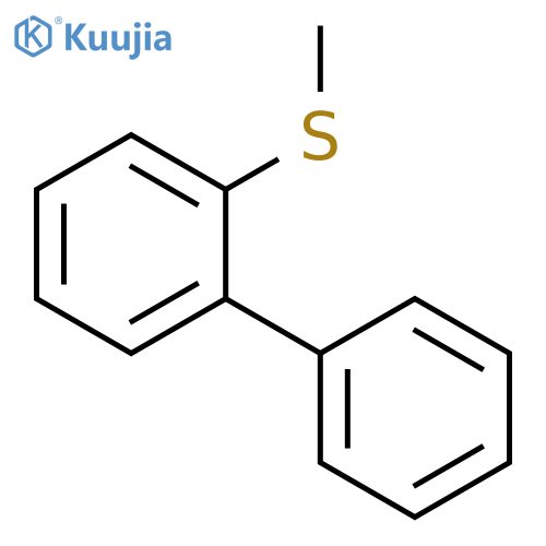 1,1'-Biphenyl, 2-(methylthio)- structure