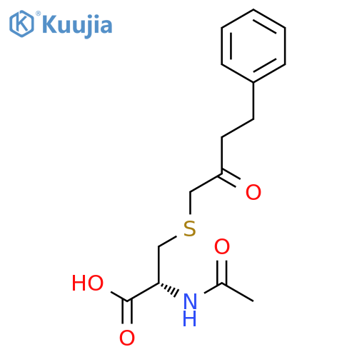 L-Cysteine, N-acetyl-S-(2-oxo-4-phenylbutyl)- structure