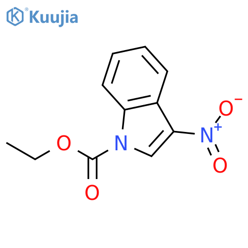 1H-Indole-1-carboxylic acid, 3-nitro-, ethyl ester structure