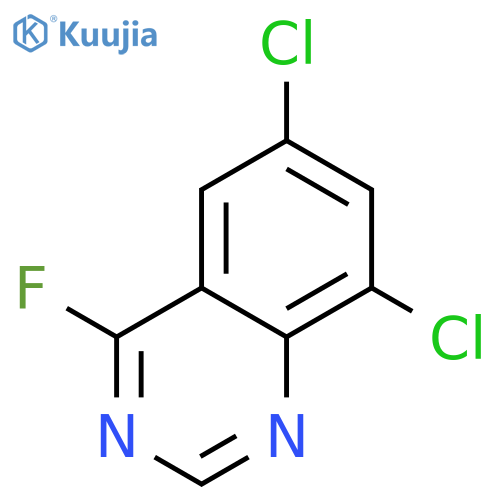 6,8-Dichloro-4-fluoroquinazoline structure