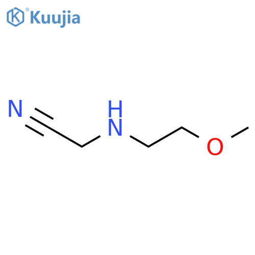 2-(2-methoxyethyl)aminoacetonitrile structure