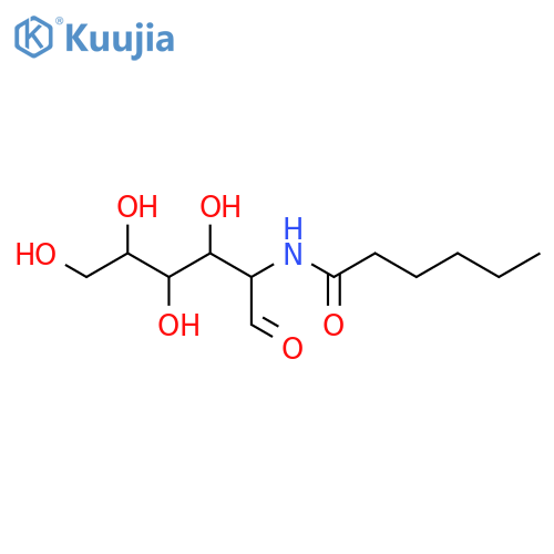 N-Hexanoyl-D-glucosamine structure