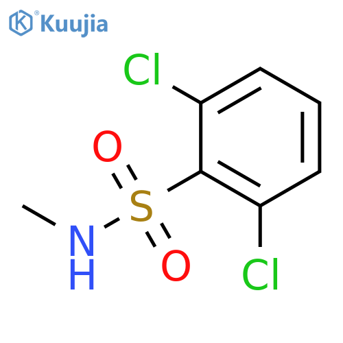 2,6-dichloro-N-methylbenzene-1-sulfonamide structure