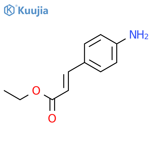 2-Propenoic acid, 3-(4-aminophenyl)-, ethyl ester, (2E)- structure