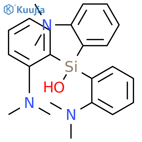 Silanol, tris[2-(dimethylamino)phenyl]- structure