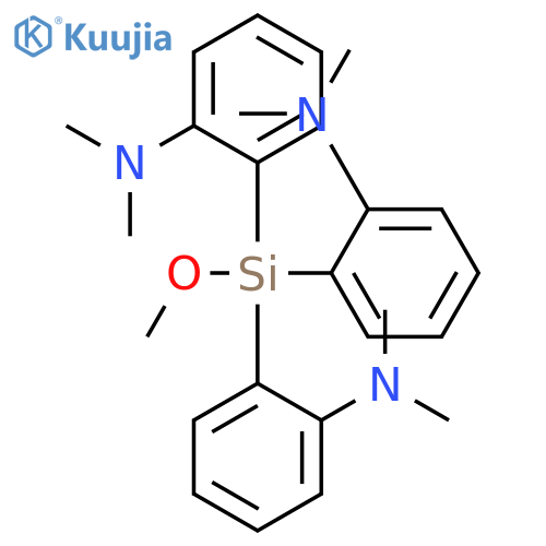 Benzenamine, 2,2',2''-(methoxysilylidyne)tris[N,N-dimethyl- structure