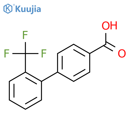 2'-Trifluoromethylbiphenyl-4-carboxylic Acid structure