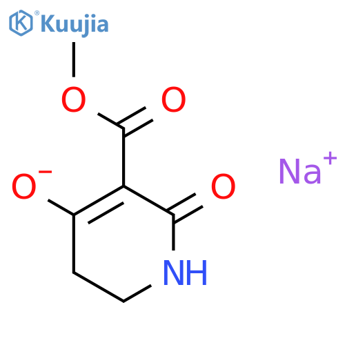1,2,5,6-Tetrahydro-4-hydroxy-2-oxo-3-pyridinecarboxylicacid methyl ester, sodiumsalt structure
