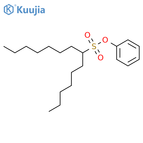 7-Tetradecanesulfonic acid, phenyl ester structure