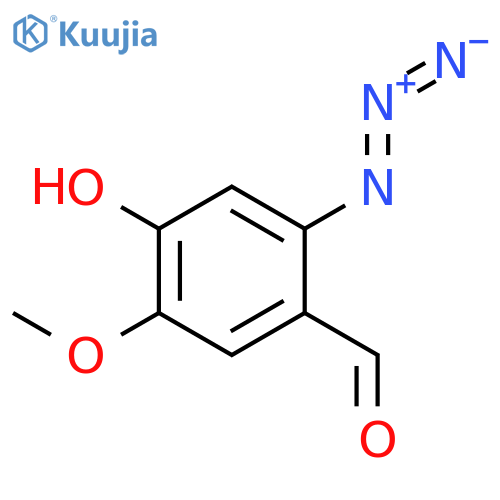 Benzaldehyde, 2-azido-4-hydroxy-5-methoxy- structure