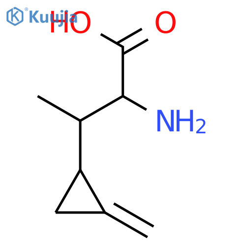(alphaS)-alpha-Amino-beta-methyl-2-methylenecyclopropanepropanoic acid structure