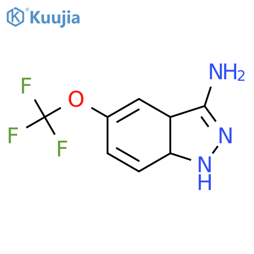 5-(Trifluoromethoxy)-3A,7A-dihydro-1H-indazol-3-amine structure