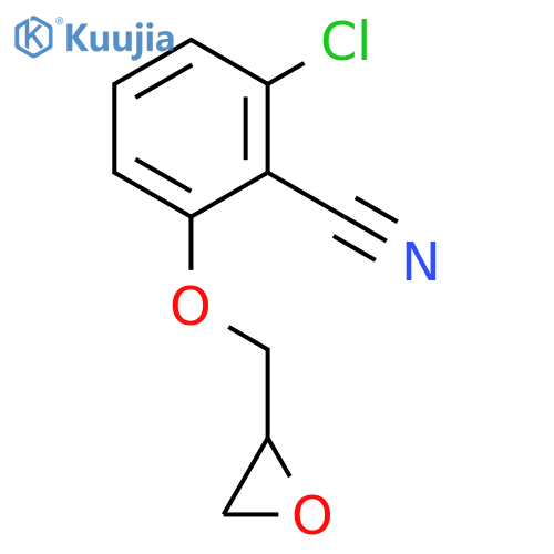 Benzonitrile,2-chloro-6-(2-oxiranylmethoxy)- structure