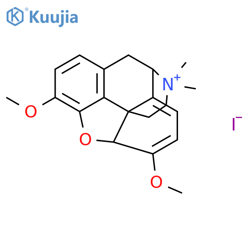 4,5alpha-epoxy-3,6-dimethoxy-17,17-dimethyl-morphina-6,8(14)-dienium; iodide structure
