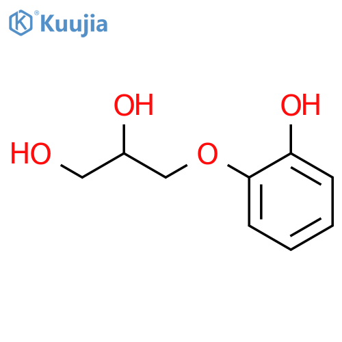 3-(2-Hydroxyphenoxy)-1,2-propanediol structure