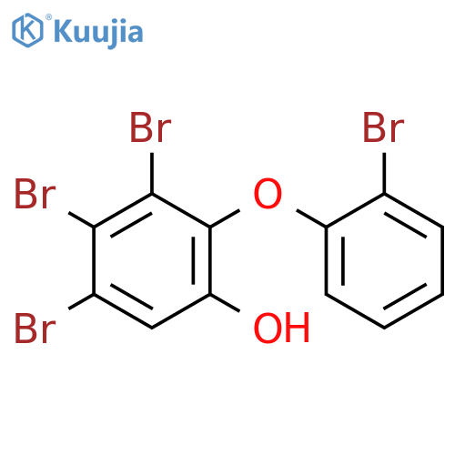Phenol, 3,4,5-tribromo-2-(2-bromophenoxy)- structure