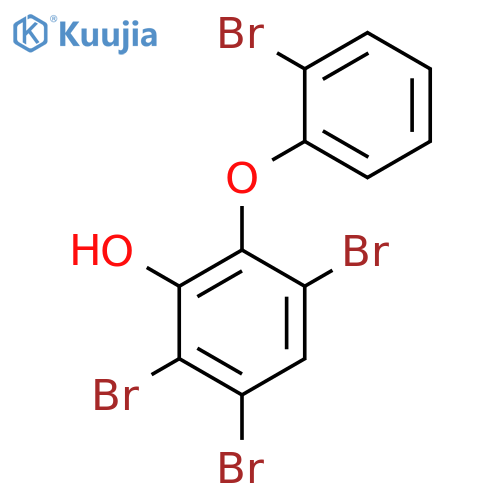 PHENOL, 2,3,5-TRIBROMO-6-(2-BROMOPHENOXY)- structure