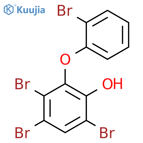 Phenol, 3,4,6-tribromo-2-(2-bromophenoxy)- structure