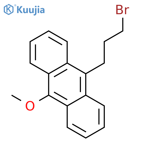 Anthracene, 9-(3-bromopropyl)-10-methoxy- structure