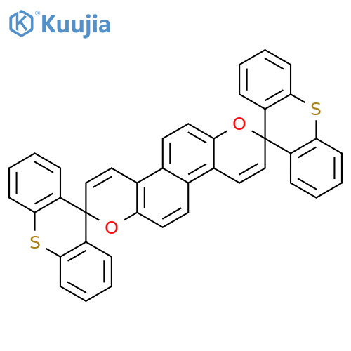 Dispiro[9H-thioxanthene-9,2'(8'H)-naphtho[2,1-b:6,5-b']dipyran-8',9''-[9H]thioxanthene] structure