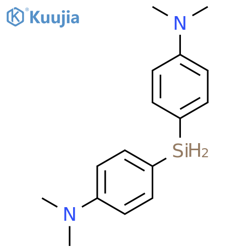 Benzenamine, 4,4'-silylenebis[N,N-dimethyl- structure