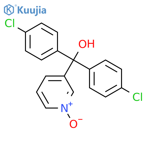 Bis-(4-chlorophenyl)-(1-oxypyridin-3-yl) methanol structure