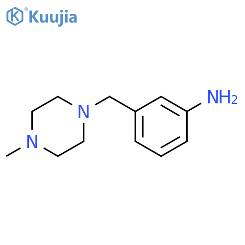 3-[(4-Methylpiperazin-1-yl)methyl]aniline structure