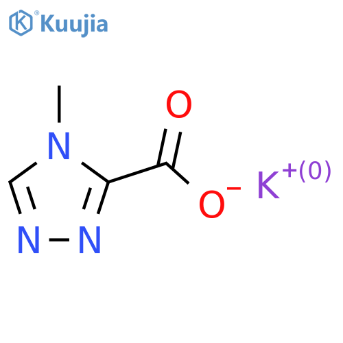 Potassium 4-methyl-4H-1,2,4-triazole-3-carboxylate structure