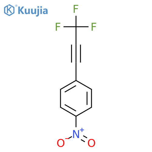 Benzene, 1-nitro-4-(3,3,3-trifluoro-1-propynyl)- structure