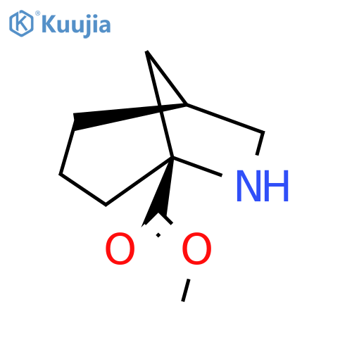 methyl (1S,5R)-6-azabicyclo3.2.1octane-5-carboxylate structure