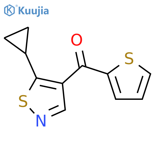 Methanone, (5-cyclopropyl-4-isothiazolyl)-2-thienyl- structure