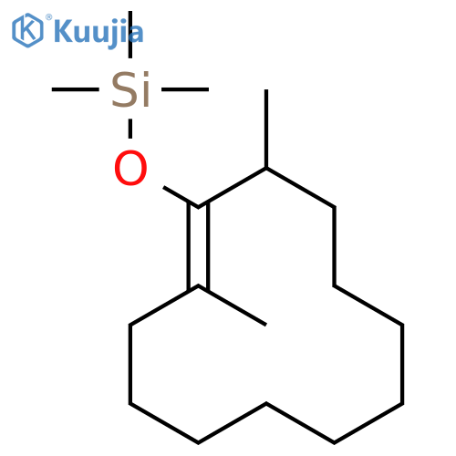 Silane, [(2,12-dimethyl-1-cyclododecen-1-yl)oxy]trimethyl- structure
