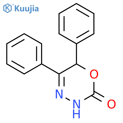 5,6-Diphenyl-3,6-dihydro-1,3,4-oxadiazin-2-one structure