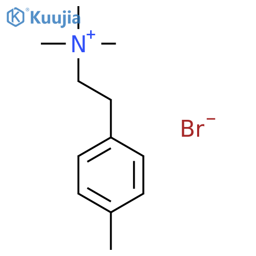 Benzeneethanaminium, N,N,N,4-tetramethyl-, bromide structure