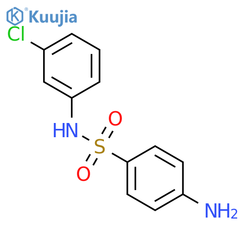 4-Amino-N-(3-chlorophenyl)benzenesulfonamide structure