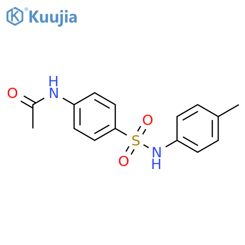 N-[4-[(4-methylphenyl)sulfamoyl]phenyl]acetamide structure