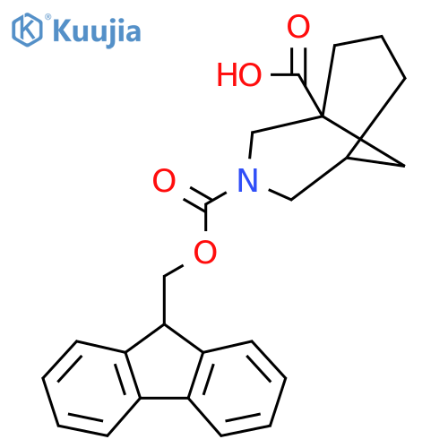 3-{(9H-fluoren-9-yl)methoxycarbonyl}-3-azabicyclo3.3.1nonane-1-carboxylic acid structure