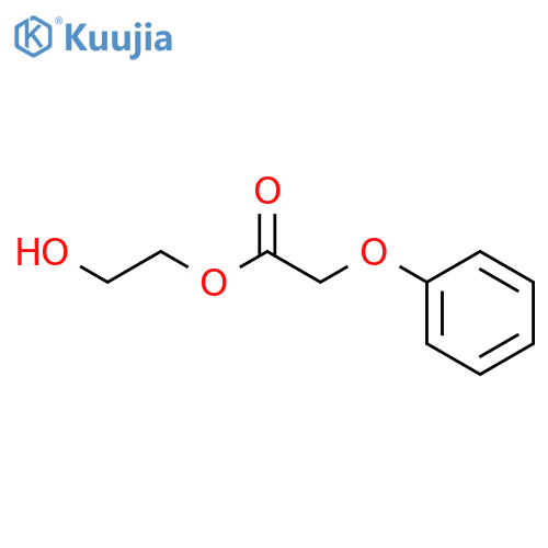 Acetic acid,2-phenoxy-, 2-hydroxyethyl ester structure