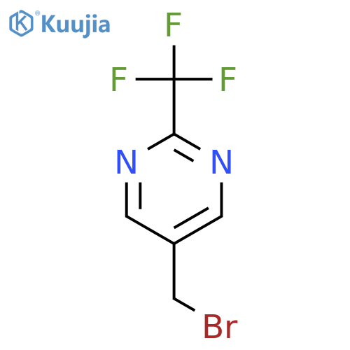 5-(bromomethyl)-2-(trifluoromethyl)pyrimidine structure