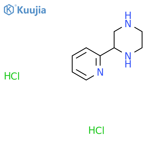2-Pyridin-2-yl-piperazine dihydrochloride structure