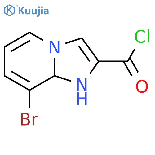 8-Bromo-1,8a-dihydro-imidazo[1,2-a]pyridine-2-carbonyl chloride structure