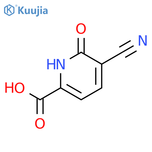 5-Cyano-6-oxo-1,6-dihydropyridine-2-carboxylic acid structure