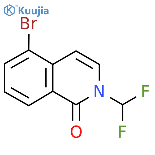 5-Bromo-2-(difluoromethyl)isoquinolin-1(2H)-one structure