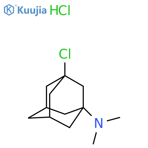 (3-chloro-1-adamantyl)dimethylamine HCl structure