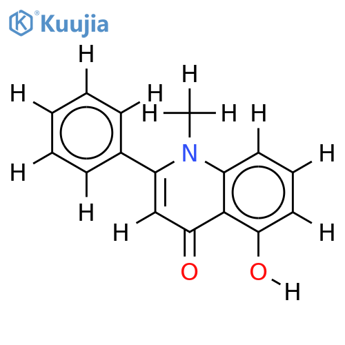 1-Methyl-2-phenyl-5-hydroxy-4-chinolon structure