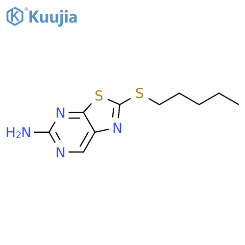 5-Amino-2-(pentylthio)thiazolo[5,4-d]pyrimidine structure
