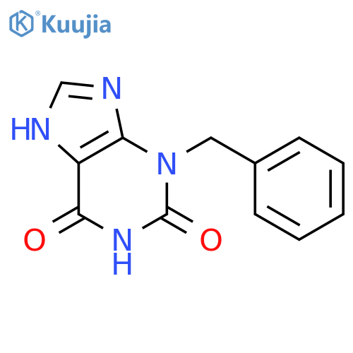 3-benzyl-2,3,6,7-tetrahydro-1H-purine-2,6-dione structure