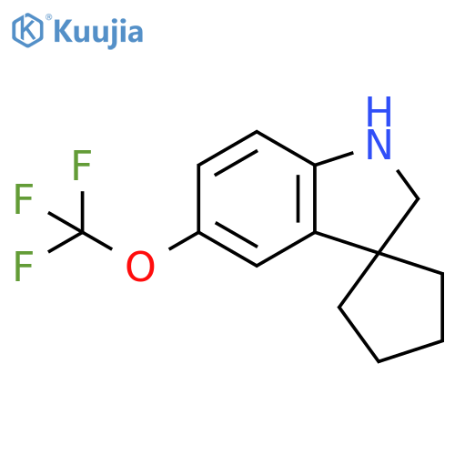 5'-(trifluoromethoxy)-1',2'-dihydrospirocyclopentane-1,3'-indole structure